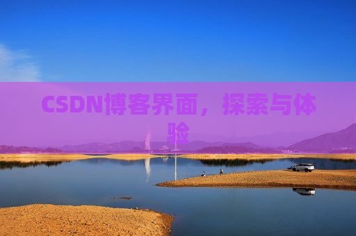 CSDN博客界面，探索与体验